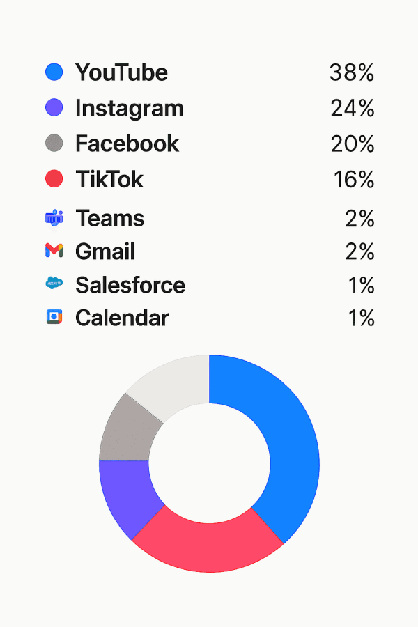 Detalle de consumo de datos de APPs
